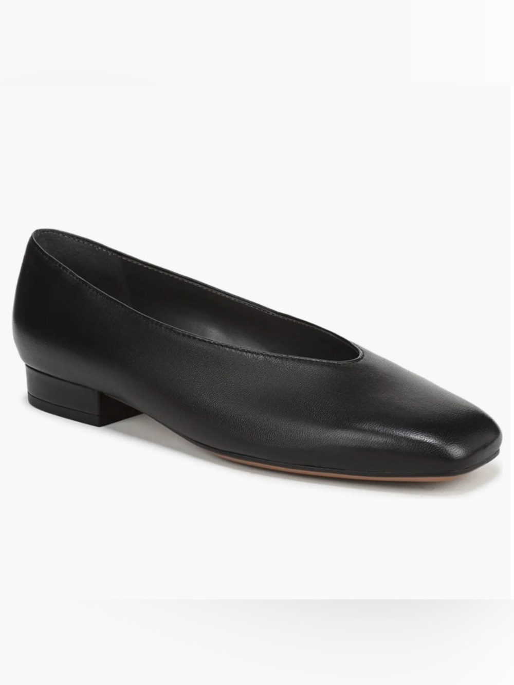 Like NEW Franco Sarto Damona Leather Flats in Black